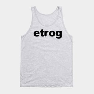 Ertog אֶתְרוֹג citron word black Tank Top